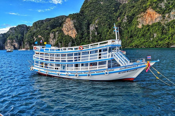 Maya Bay Sleepaboard Spend the night on our purpose built boat in Maya Bay - Dinner, plankton, and a night on deck