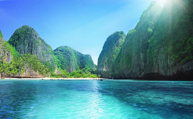 Maya Bay Sunset and Plankton Swimming Tour - Maya Bay at the quieter end of the day