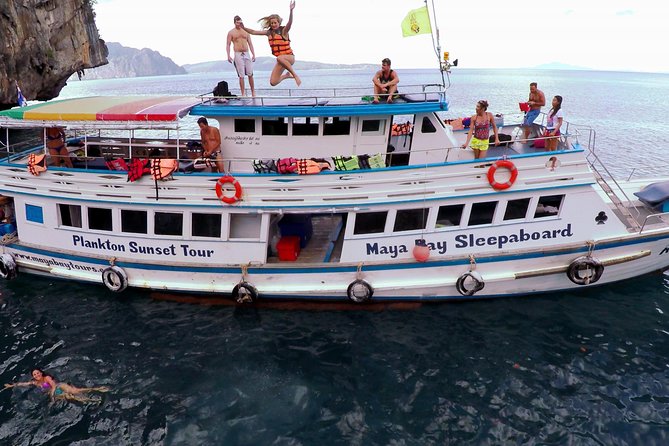 Maya Bay Sunset and Plankton Swimming Tour - Dinner, then a swim after dark