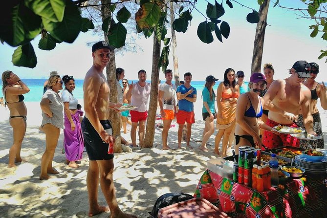 Phi Phi Early Bird & 4 Islands - Day Tour by Speedboat From Krabi - Bamboo Island lunch and beach time