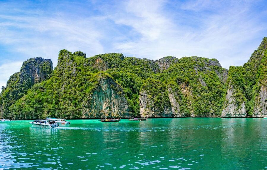 Phi Phi: Half-Day Phi Phi Snorkeling Trip by Longtail Boat - Viking Cave: a striking stop from the water