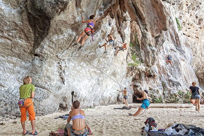 Rock Climbing at Railay Beach Krabi - Climbing with instruction, not guesswork