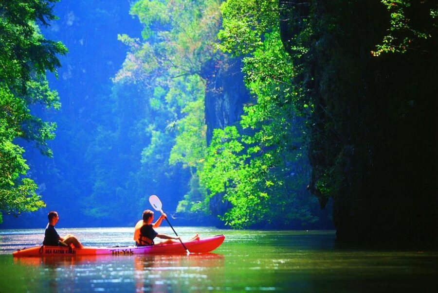Sea Kayaking in Ao Thalane & Optional Full-Day Hong Island - Lunch, fruit and the sunset barbecue