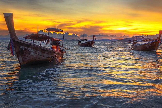 Snorkeling and Sunset to Krabi 7 Islands by Longtail Boat + Buffet BBQ Dinner - Poda Island’s sand, swimming and extra fee