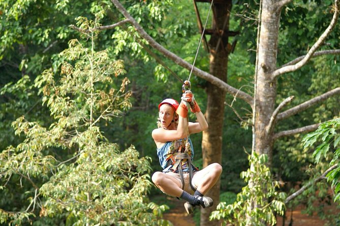 Thrilling Zipline Adventures at Thai'd Up in Krabi's Lush Jungle - A rainforest course, not just a ride