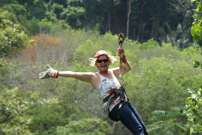 Zone A + B PACKAGE Zipline Adventure Experience - Transfers make the half-day easier